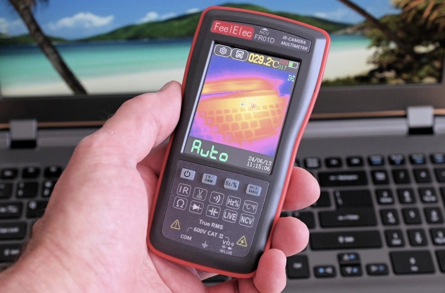 FeelElec FR01D Multimeter With Thermal Imaging Camera (Review) - Elektor