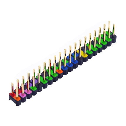 40 - pin GPIO Header for Raspberry Pi (color - coded) - Elektor