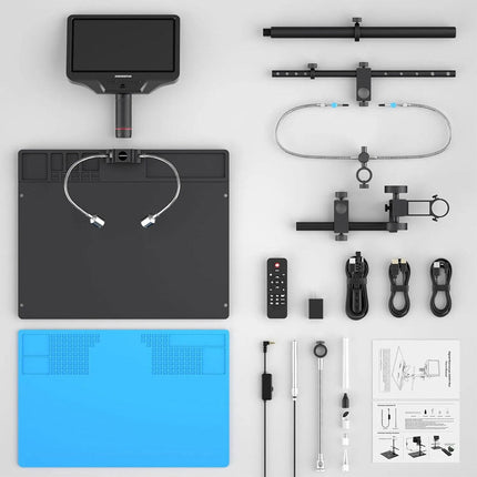 Andonstar AD409 Max - ES 10.1" HDMI Digital Microscope (incl. Endoscope) - Elektor