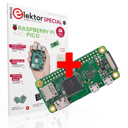 Bundle: Raspberry Pi Zero W + Raspberry Pi and Pico (Special) - Elektor