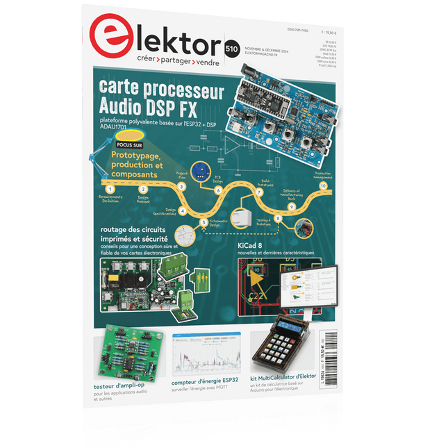 Elektor Novembre/Décembre 2024 (Livraison gratuite)