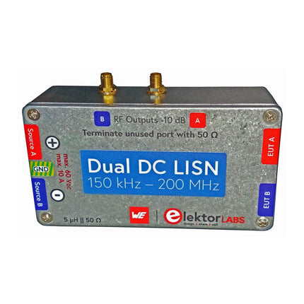 Elektor Dual DC LISN (150 kHz – 200 MHz) - Elektor