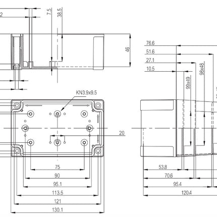 Fibox Enclosure MNX PC 100/60 HT - Elektor