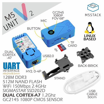 M5Stack UnitV2 AI Camera for Edge Computing - Elektor