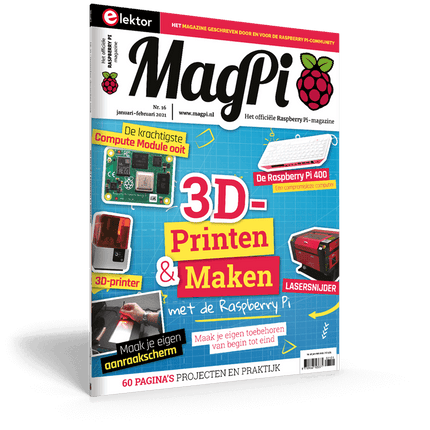 MagPi n°16 (Januari - Februari 2021) NL - Elektor