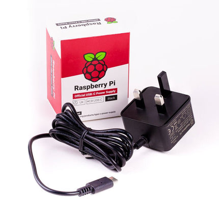 Official UK Power Supply for Raspberry Pi 4 (black) - Elektor