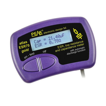 Peak Atlas ESR70 Gold - Low Resistance and Capacitance Meter - Elektor