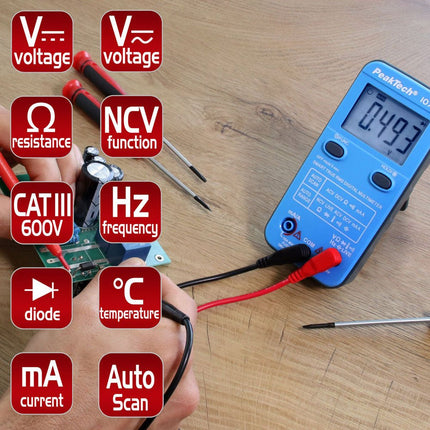 PeakTech 1073 True RMS Smart Multimeter - Elektor