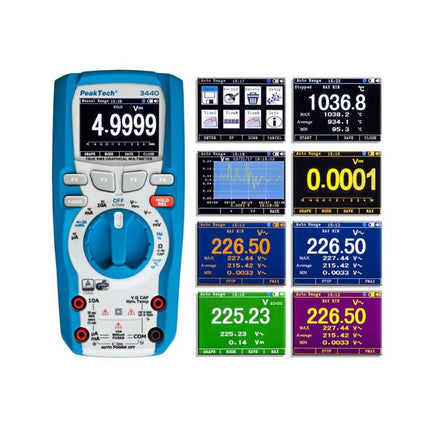 PeakTech 3440 Multimeter with Bluetooth & Datalogger - Elektor