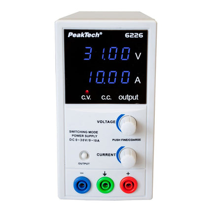 PeakTech 6226 Laboratory Switching Mode Power Supply DC (0 - 30 V, 0 - 10 A) - Elektor