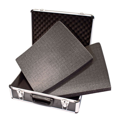 PeakTech 7305 Aluminum Carrying Case with Cube Foam (405 x 150 x 330 mm) - Elektor