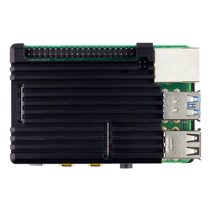 Pimoroni Aluminium Heatsink Case for Raspberry Pi 4 - Elektor