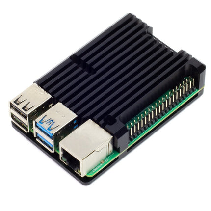 Pimoroni Aluminium Heatsink Case for Raspberry Pi 4 - Elektor