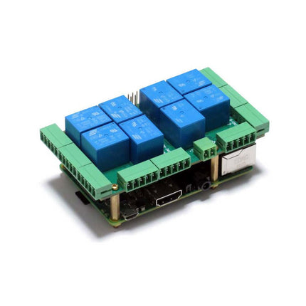 Sequent Microsystems Home Automation V4 8 - Layer Stackable HAT for Raspberry Pi - Elektor