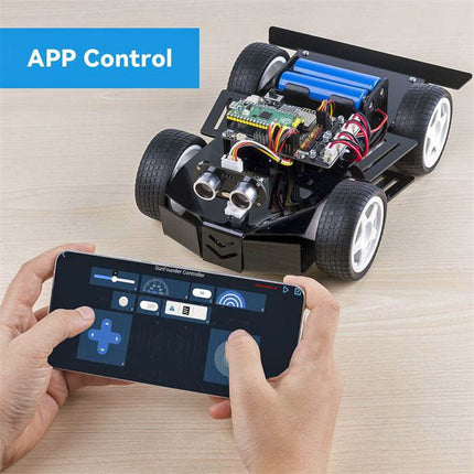 SunFounder 4WD Robot Car Kit for Raspberry Pi Pico - Elektor