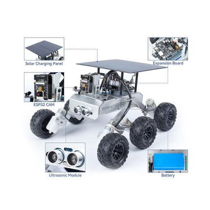 SunFounder GalaxyRVR Mars Rover Kit for Arduino - Elektor